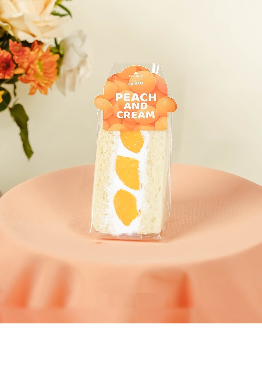 Peach Cream Sando